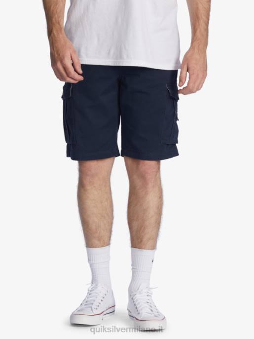 esso Quiksilver uomini battaglia cruciale 21 pantaloncini cargo blazer blu scuro HTZR1524