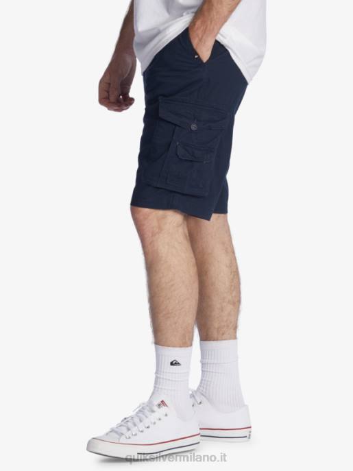 esso Quiksilver uomini battaglia cruciale 21 pantaloncini cargo blazer blu scuro HTZR1524