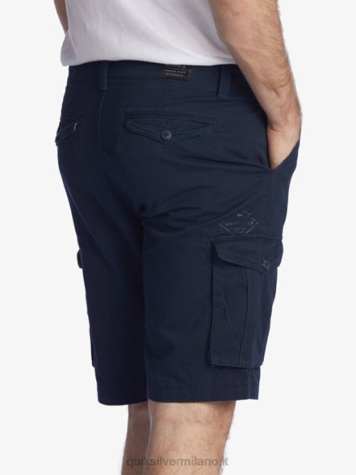 esso Quiksilver uomini battaglia cruciale 21 pantaloncini cargo blazer blu scuro HTZR1524