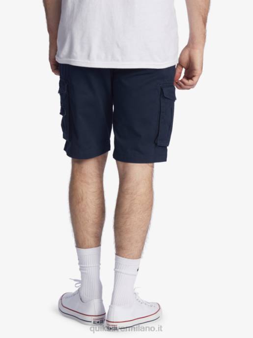 esso Quiksilver uomini battaglia cruciale 21 pantaloncini cargo blazer blu scuro HTZR1524