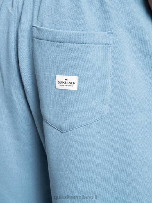 esso Quiksilver uomini essentials 19 pantaloncini della tuta organici denim sbiadito HTZR1661
