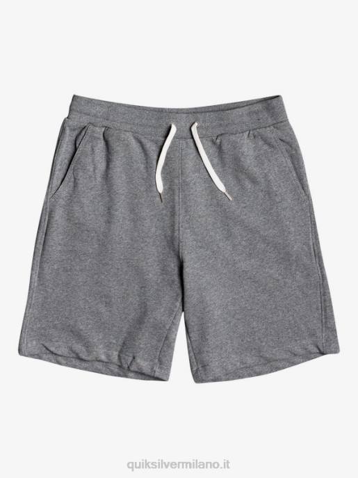 esso Quiksilver uomini essentials 19 pantaloncini della tuta organici erica grigio chiaro HTZR1659
