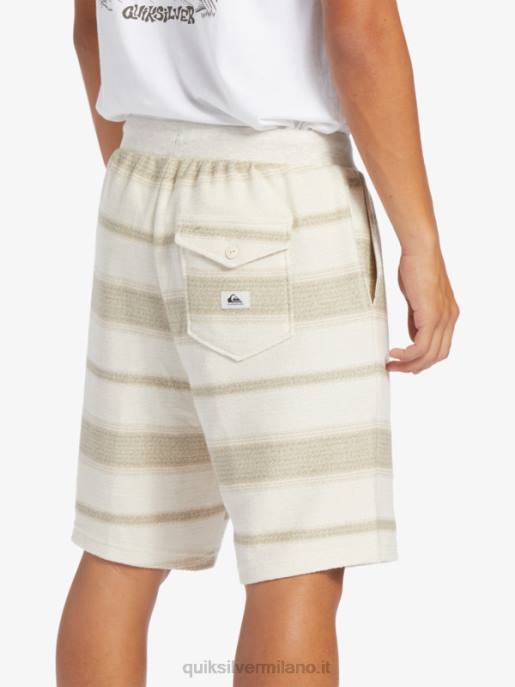 esso Quiksilver uomini fantastici pantaloncini della tuta otway grigio oliva ottimo otway HTZR327