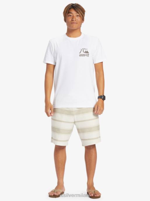esso Quiksilver uomini fantastici pantaloncini della tuta otway grigio oliva ottimo otway HTZR327