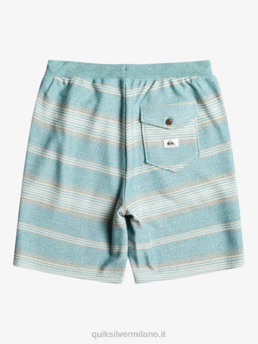 esso Quiksilver uomini fantastici pantaloncini della tuta otway striscia otway blu brittany HTZR331