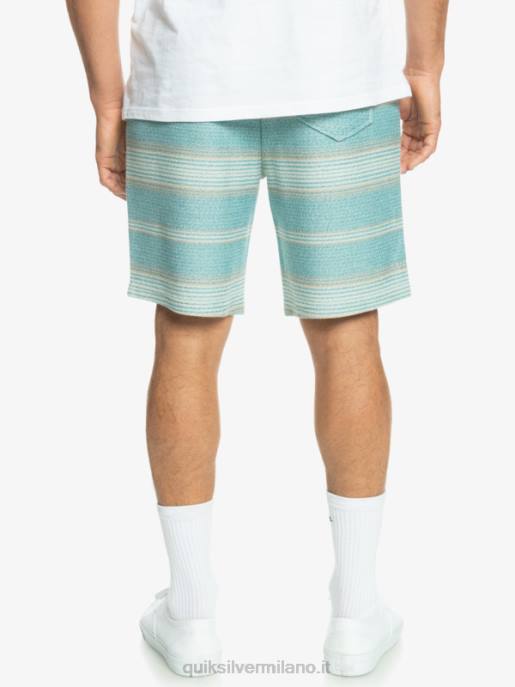 esso Quiksilver uomini fantastici pantaloncini della tuta otway striscia otway blu brittany HTZR331