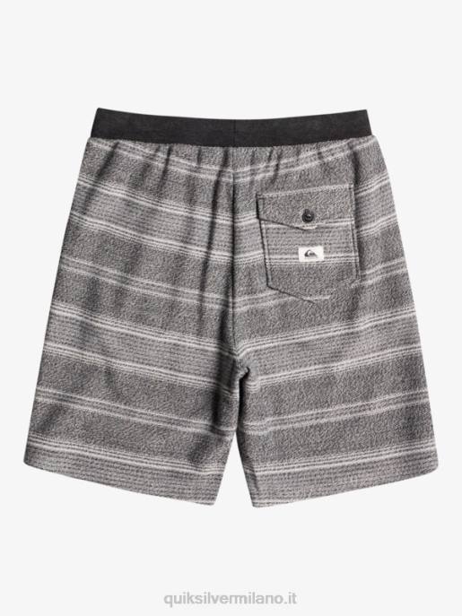 esso Quiksilver uomini fantastici pantaloncini della tuta otway striscia otway nera HTZR329