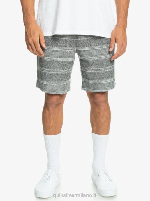 esso Quiksilver uomini fantastici pantaloncini della tuta otway striscia otway nera HTZR329