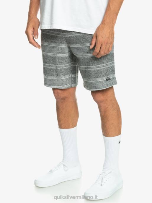 esso Quiksilver uomini fantastici pantaloncini della tuta otway striscia otway nera HTZR329