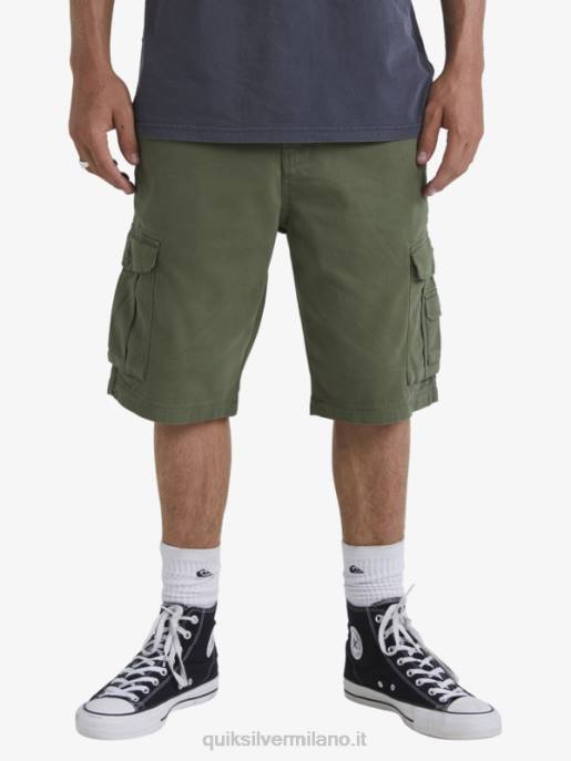 esso Quiksilver uomini pantaloncini cargo da battaglia cruciali Quadrifoglio HTZR954