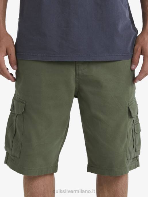 esso Quiksilver uomini pantaloncini cargo da battaglia cruciali Quadrifoglio HTZR954