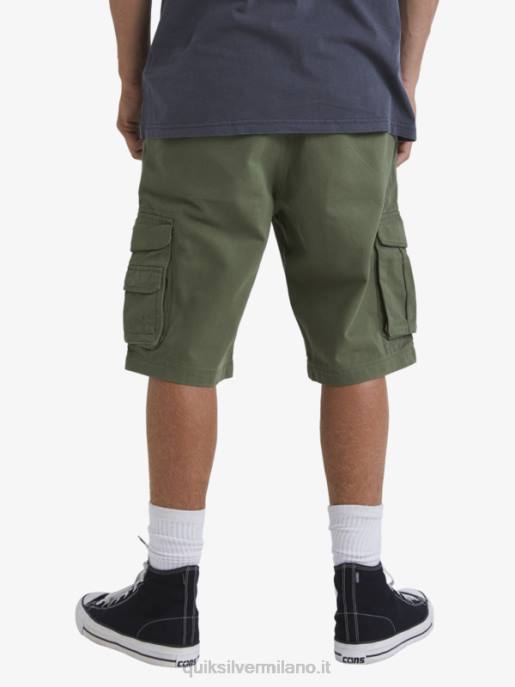 esso Quiksilver uomini pantaloncini cargo da battaglia cruciali Quadrifoglio HTZR954