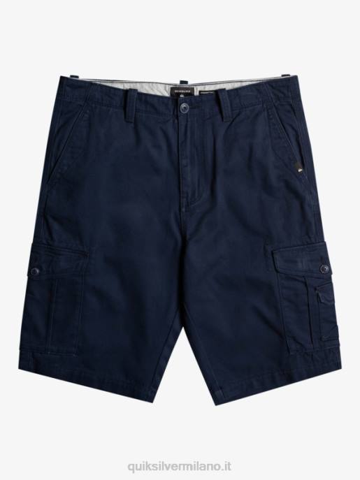 esso Quiksilver uomini pantaloncini cargo da battaglia cruciali blazer blu scuro HTZR957