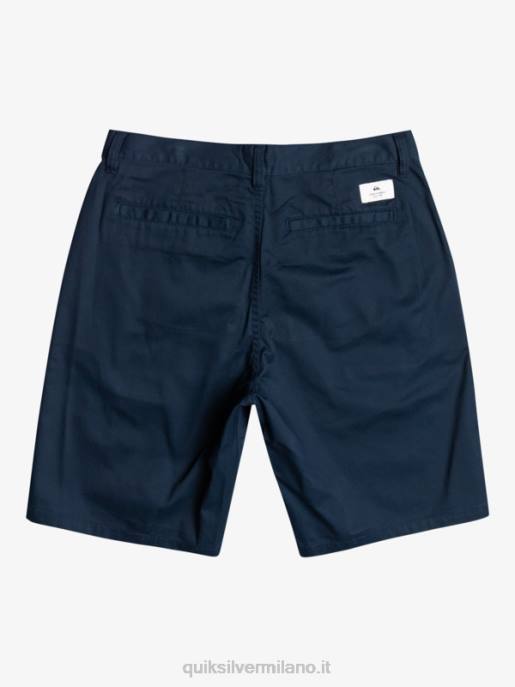 esso Quiksilver uomini pantaloncini chino 21 cresta blazer blu scuro HTZR1277