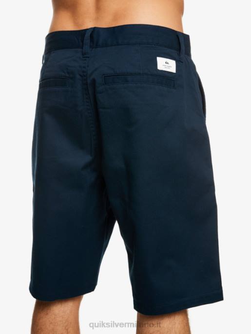 esso Quiksilver uomini pantaloncini chino 21 cresta blazer blu scuro HTZR1277