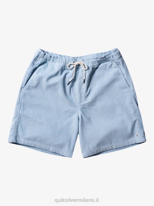 esso Quiksilver uomini pantaloncini con cordino fiscale azzurro celeste HTZR361