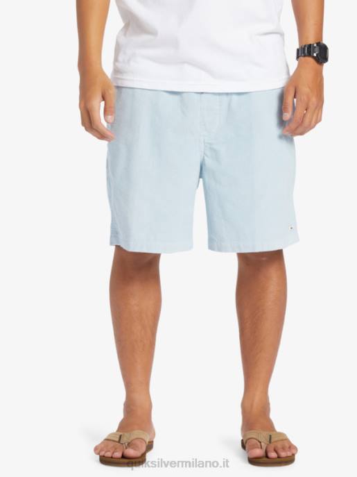 esso Quiksilver uomini pantaloncini con cordino fiscale azzurro celeste HTZR361