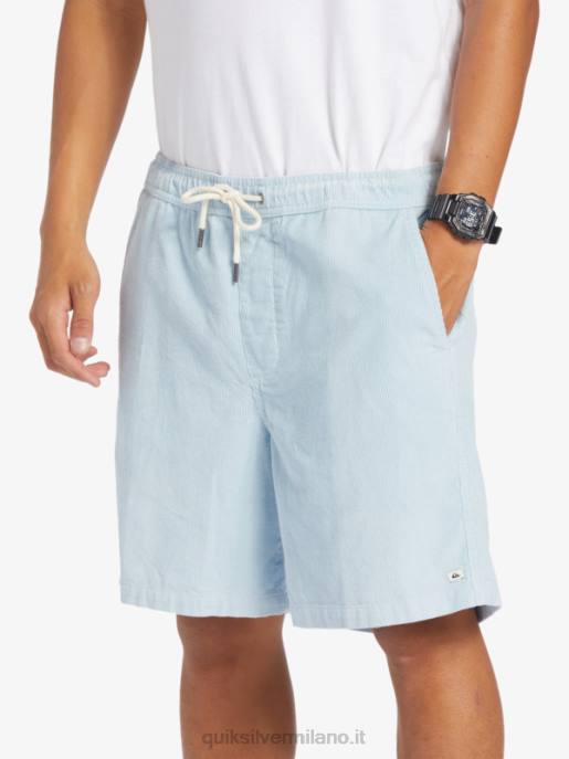 esso Quiksilver uomini pantaloncini con cordino fiscale azzurro celeste HTZR361
