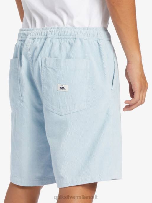 esso Quiksilver uomini pantaloncini con cordino fiscale azzurro celeste HTZR361