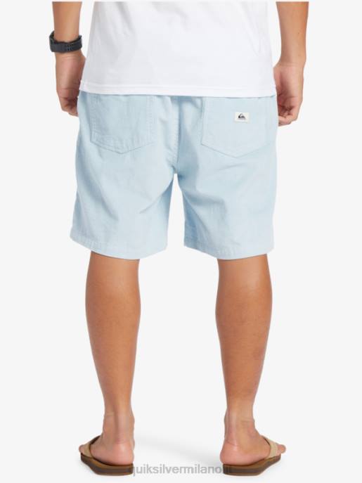 esso Quiksilver uomini pantaloncini con cordino fiscale azzurro celeste HTZR361