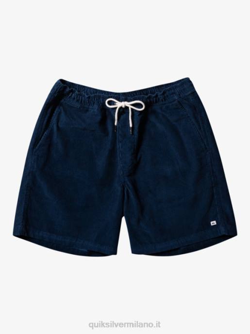 esso Quiksilver uomini pantaloncini con cordino fiscale marina di mezzanotte HTZR362