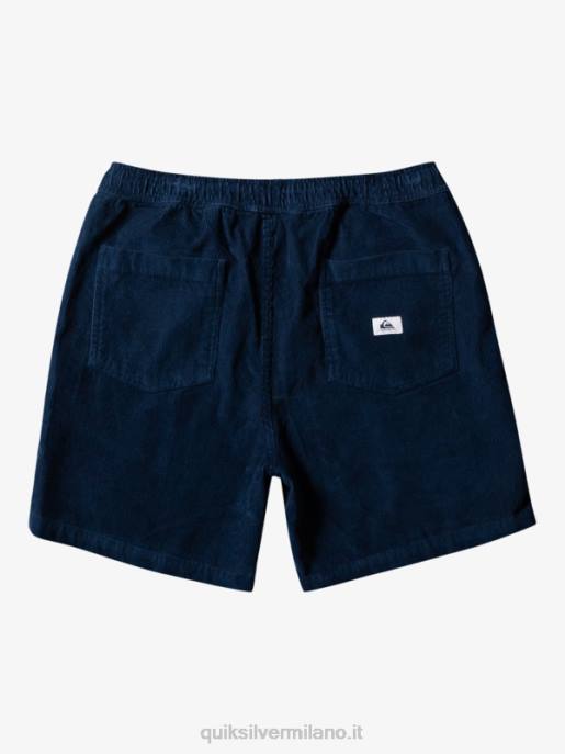 esso Quiksilver uomini pantaloncini con cordino fiscale marina di mezzanotte HTZR362
