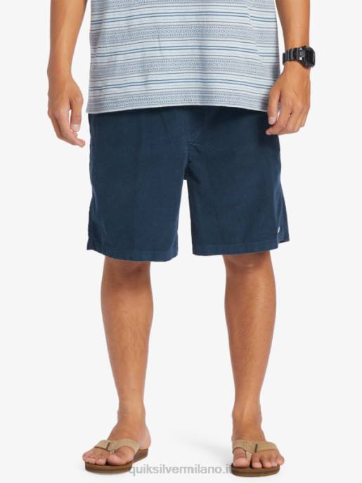 esso Quiksilver uomini pantaloncini con cordino fiscale marina di mezzanotte HTZR362
