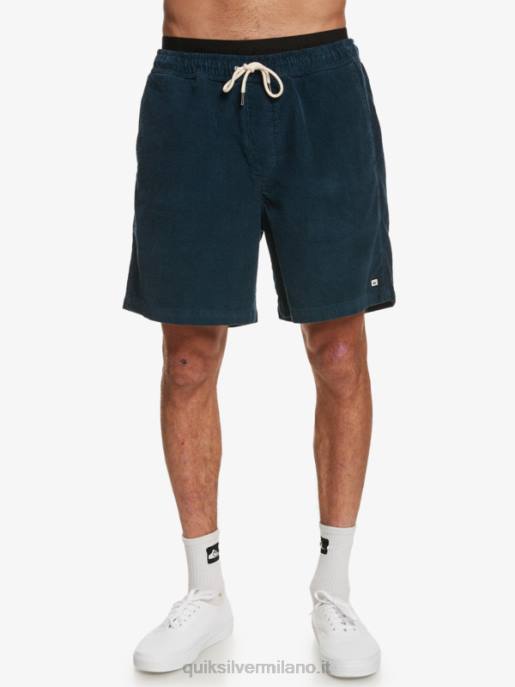 esso Quiksilver uomini pantaloncini con cordino fiscale marina di mezzanotte HTZR362