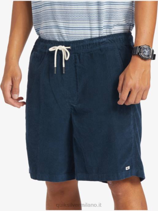 esso Quiksilver uomini pantaloncini con cordino fiscale marina di mezzanotte HTZR362