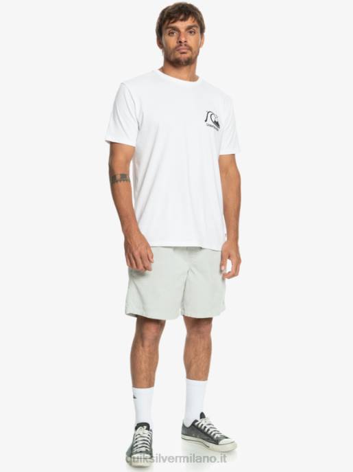 esso Quiksilver uomini pantaloncini con cordino fiscale viola grigio HTZR363