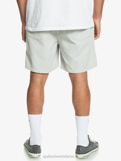 esso Quiksilver uomini pantaloncini con cordino fiscale viola grigio HTZR363