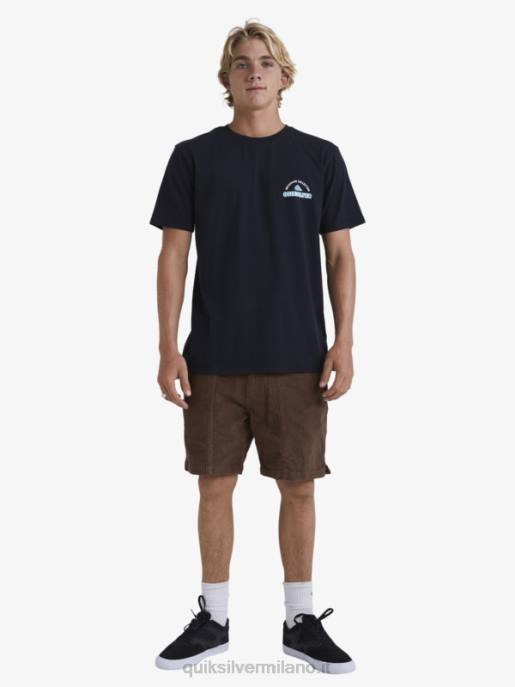 esso Quiksilver uomini pantaloncini di velluto a coste cordy waterman terra oscura HTZR875
