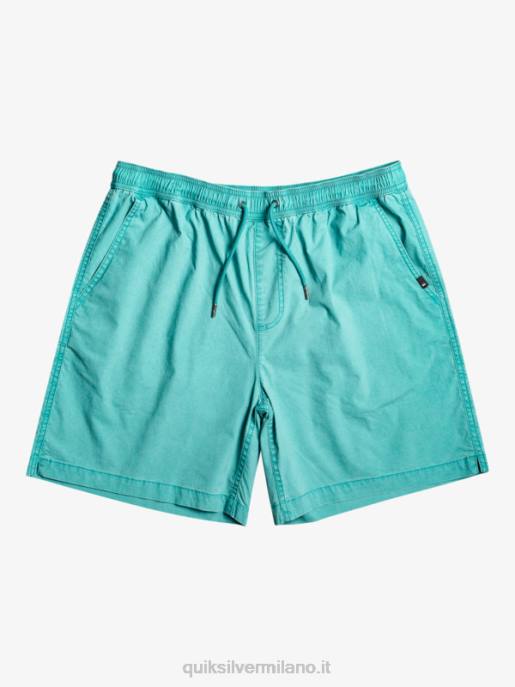 esso Quiksilver uomini pantaloncini elasticizzati taxer blu bretone HTZR325
