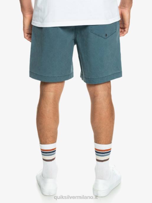 esso Quiksilver uomini pantaloncini elasticizzati taxer marina di mezzanotte HTZR323