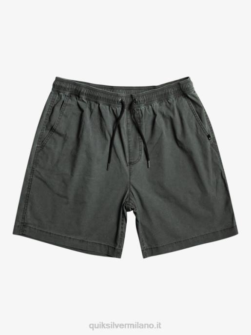 esso Quiksilver uomini pantaloncini elasticizzati taxer nero HTZR321