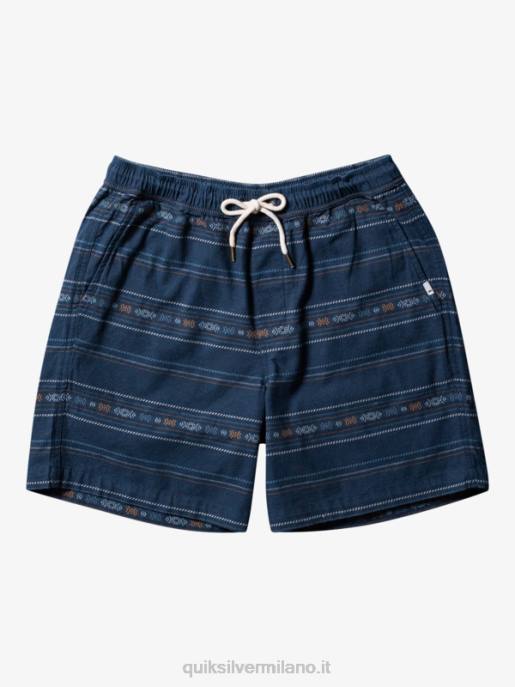esso Quiksilver uomini pantaloncini jacquard taxer mini jacquard blu notte HTZR420