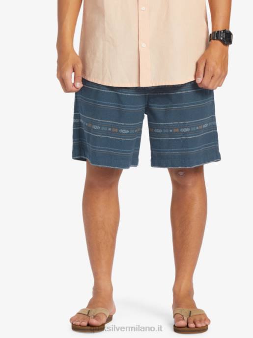 esso Quiksilver uomini pantaloncini jacquard taxer mini jacquard blu notte HTZR420