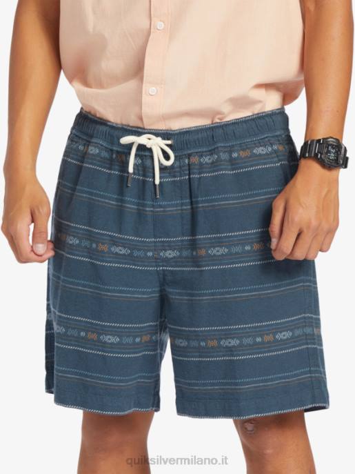 esso Quiksilver uomini pantaloncini jacquard taxer mini jacquard blu notte HTZR420