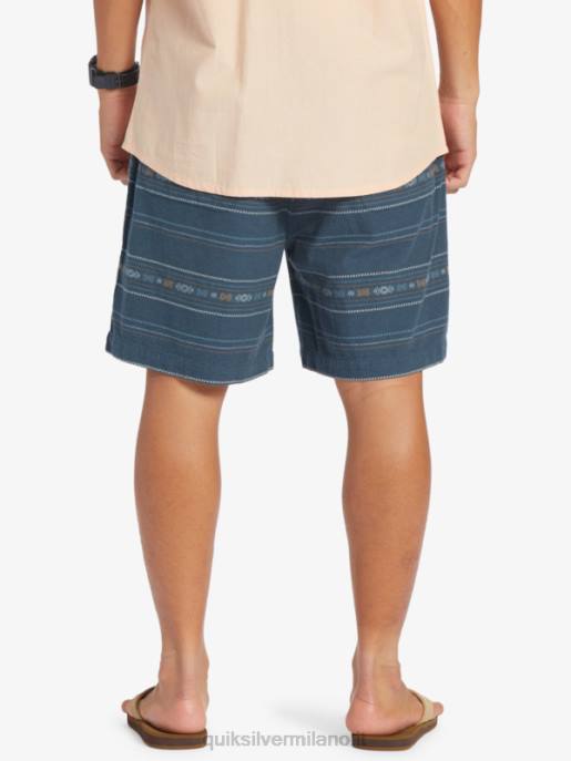 esso Quiksilver uomini pantaloncini jacquard taxer mini jacquard blu notte HTZR420