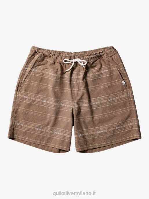 esso Quiksilver uomini pantaloncini jacquard taxer mini jacquard grigio oliva HTZR421