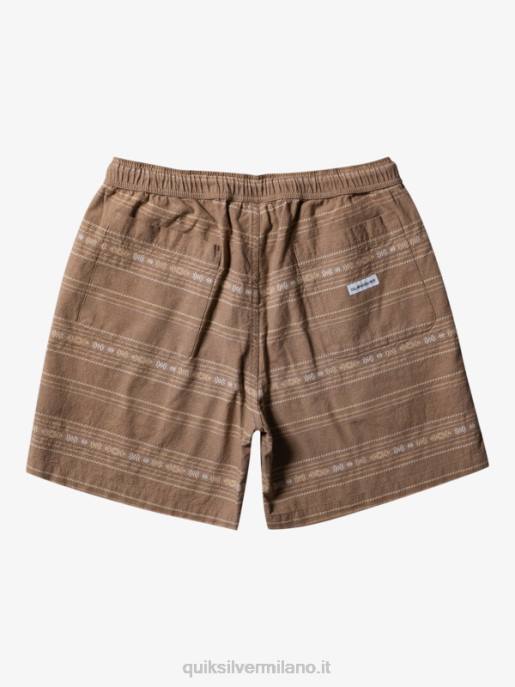 esso Quiksilver uomini pantaloncini jacquard taxer mini jacquard grigio oliva HTZR421