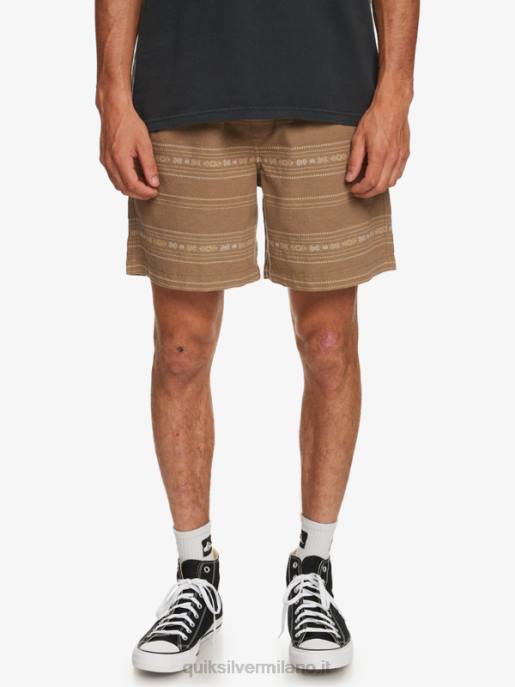 esso Quiksilver uomini pantaloncini jacquard taxer mini jacquard grigio oliva HTZR421