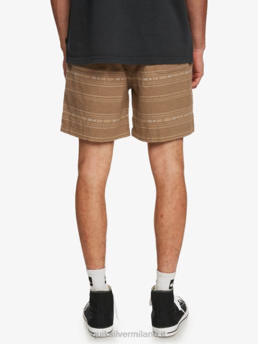 esso Quiksilver uomini pantaloncini jacquard taxer mini jacquard grigio oliva HTZR421