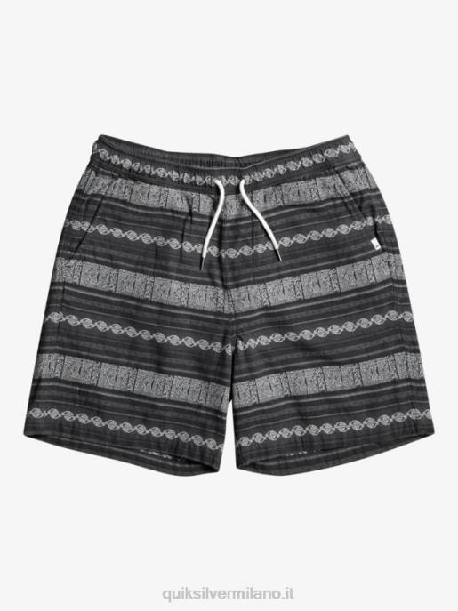 esso Quiksilver uomini pantaloncini jacquard taxer nero taxer jaquard hori HTZR423