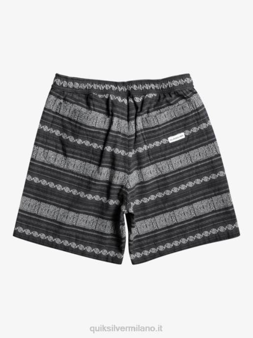 esso Quiksilver uomini pantaloncini jacquard taxer nero taxer jaquard hori HTZR423