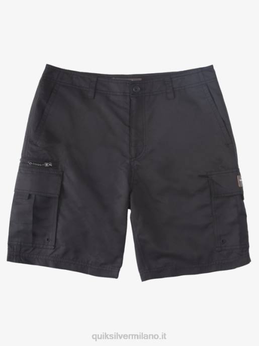 esso Quiksilver uomini pantaloncini waterman maldive atoll cargo 20 nero HTZR785