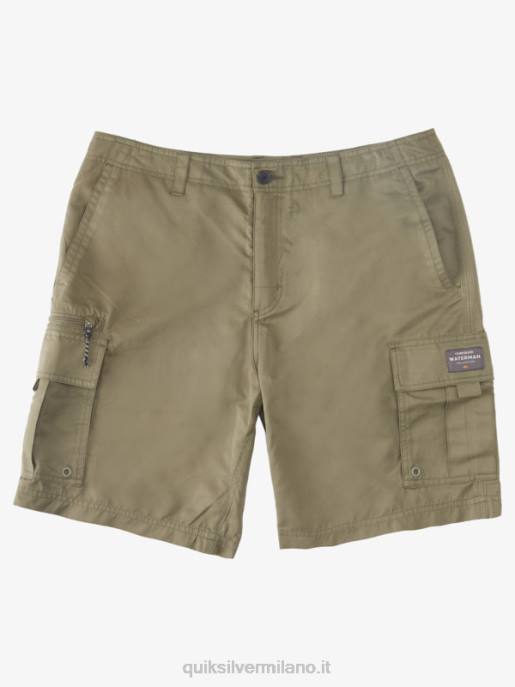 esso Quiksilver uomini pantaloncini waterman maldive atoll cargo 20 oliva polverosa HTZR787