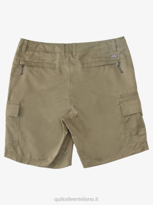 esso Quiksilver uomini pantaloncini waterman maldive atoll cargo 20 oliva polverosa HTZR787