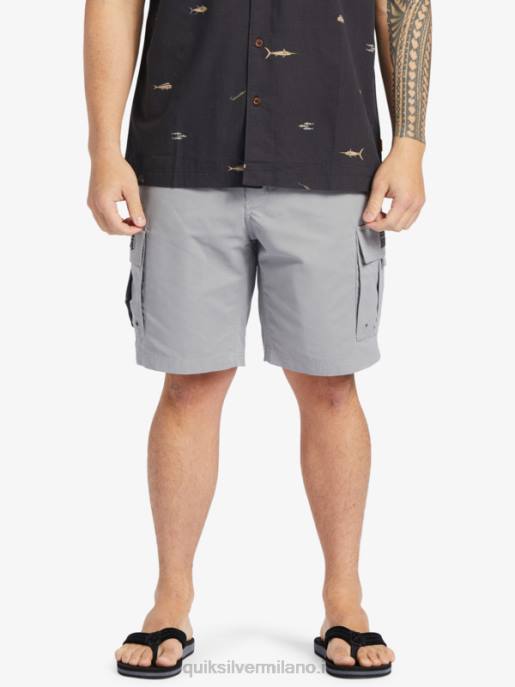 esso Quiksilver uomini pantaloncini waterman maldive atoll cargo 20 pelle di squalo HTZR788