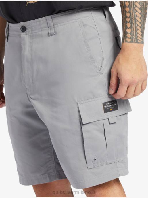 esso Quiksilver uomini pantaloncini waterman maldive atoll cargo 20 pelle di squalo HTZR788